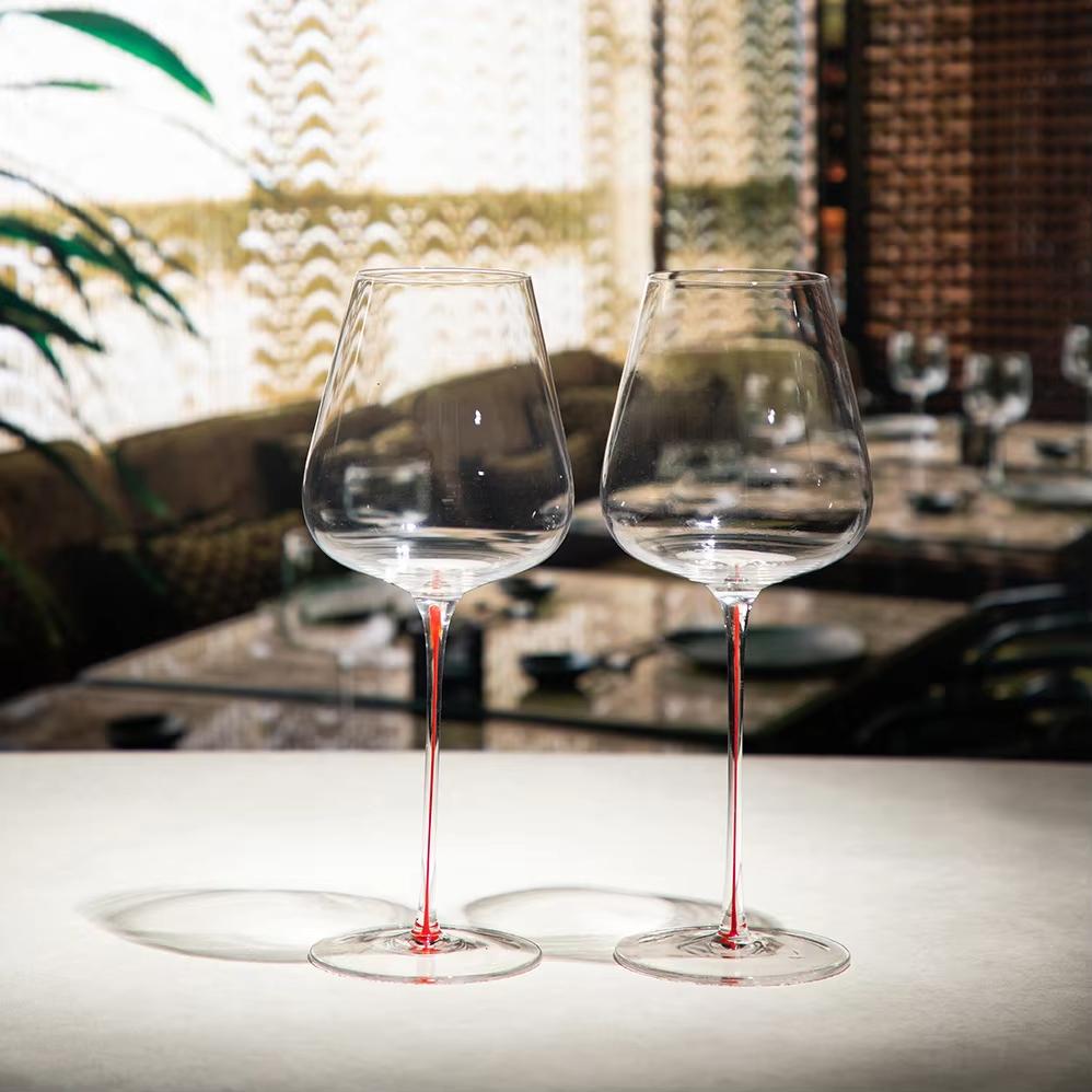 Large Capacity 780ml/600ml Burgundy Goblet Red White Wine Crystal Glass Handmade Champagne Barware for Home