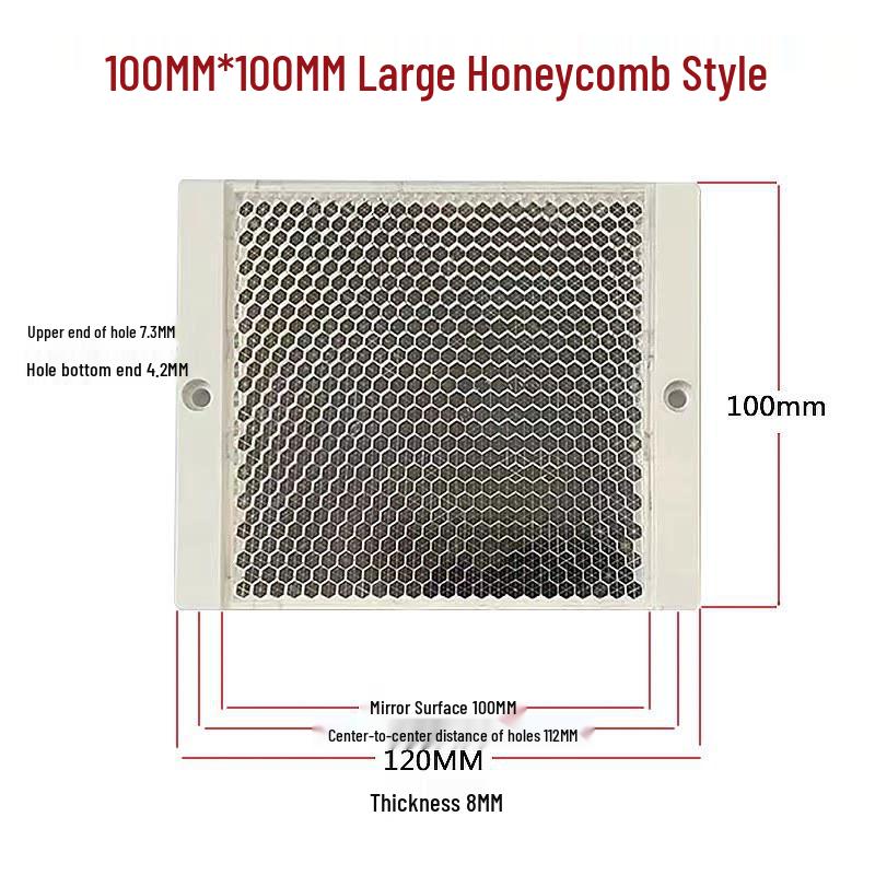 Large 100mmx100mm Honeycomb Surface Retroreflector for Photoelectric Switch Replacement
