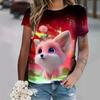 Casual Trendy Comfortable Lightweight Breathable Short Sleeved Round Neck T-shirt