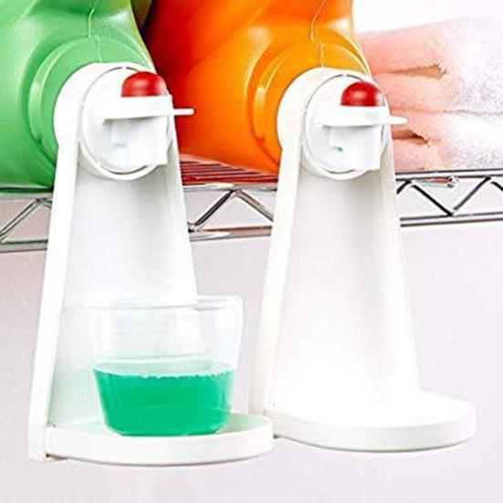 2 Pcs Laundry Detergent Holder Anti-drip Cup Holder Universal Firmly Hold On Spill