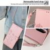 For Samsung Galaxy S25 FE Case Butterfly Flower Imprinted PU Leather Wallet Phone Cover