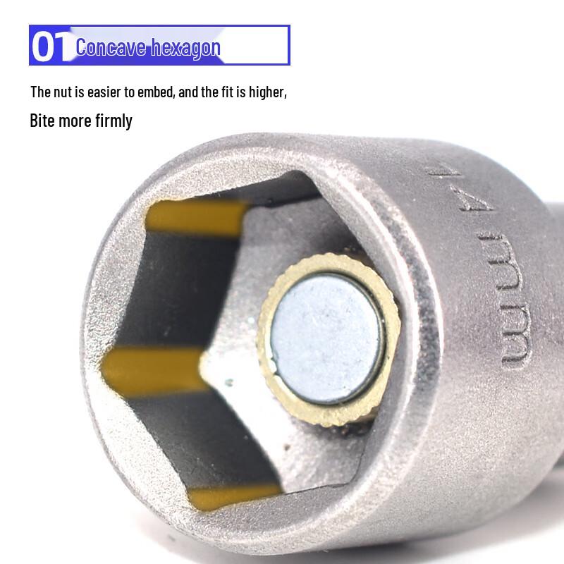 Brangdy Magnetischer Sechskant-Steckschlüssel-Verlängerungsbit