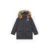 New MLB New York Yankees Basic Collection FW24 Down Jacket Unisex Charcoal Gray 3ADJB1346-50CGS