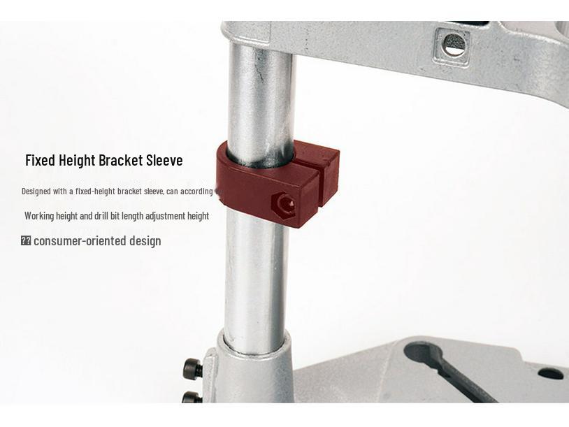 Multi-Function Electric Drill Stand: Convert Hand Drill To Bench Drill for Household Use