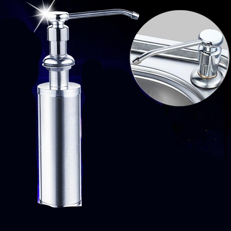 Copper Head + Stainless Steel 220ml Hand Soap Sink Soap Dispenser Dispenser Detergent Capacity Dispenser for Kitchen Bathroom Supplies | Dispenser Dis