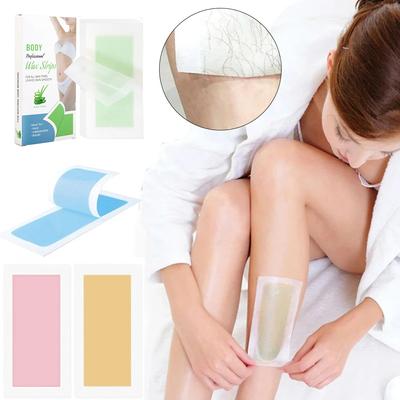 10 Sheets Double-sided (20 Sheets) Facial Wax Strips, Facial Hair Removal, Quick And Painless Hair Removal Kit For All Skin Type