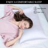 Simulated Silk Pillowcase Pillow Cover For Summer Cooling Standard Size Durability Easy Removal Pillow Sleeve