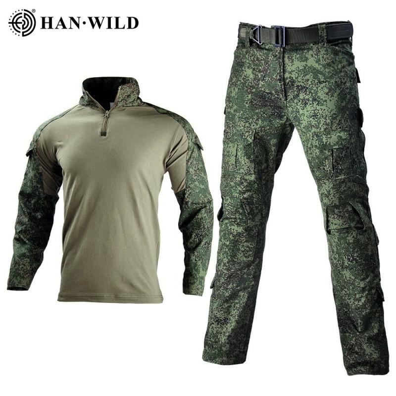 Hanye G2 Frog Suit Combat Training Long-sleeved Camouflage With Protective Gear S-30