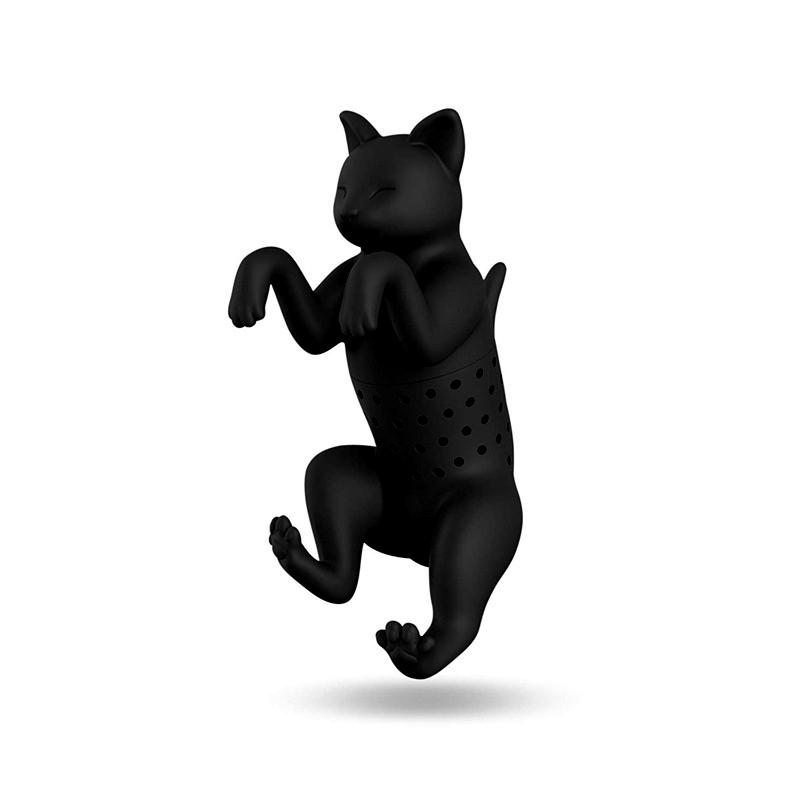 Cat Dog Silicone Tea Infuser Filter Reusable Cartoon Animal Tea Bag Coffee Leak Kitchen Teabag Herbal Spice Diffuser Strainer