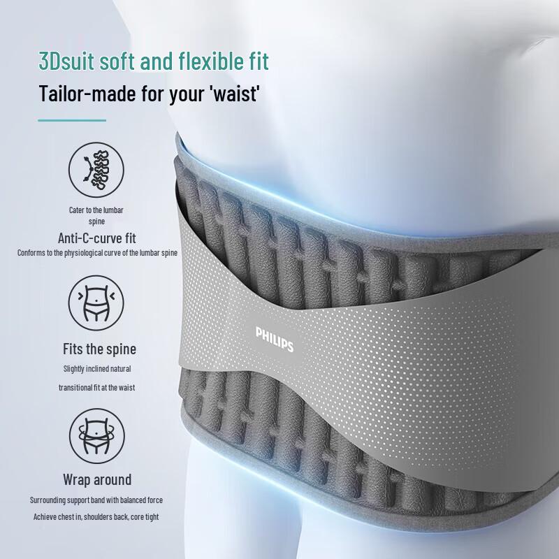 Philips Wireless Lumbar Massager with Heat and Air Support