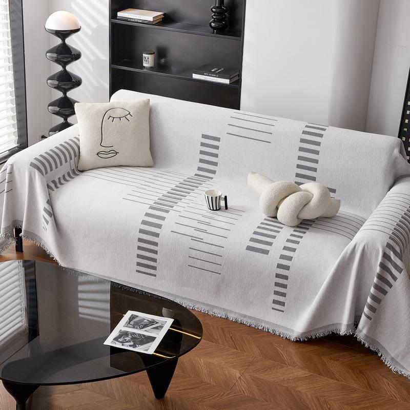 Sofa Cover Towel Nordic Instagram Style All-Inclusive Full Covered Sofa Cover Four Seasons Universal Non-Slip Universal Sofa Cover