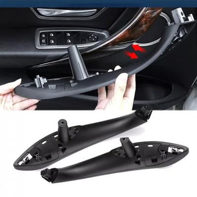 2Pcs Black ABS Inner Interior Door Pull Handle Armrest Panel for BMW F30 F35