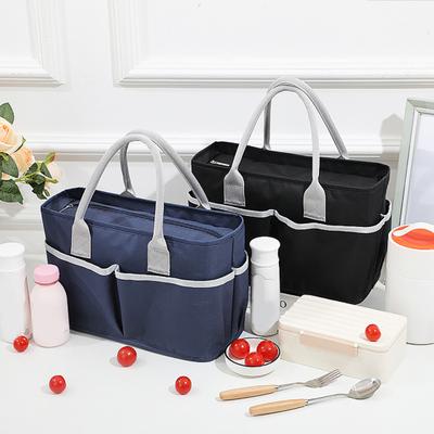 Oxford Cloth Tote Bag Women Insulated Lunch Box Tote Large Handbag Multi-Compartment Purse for Mom Nurse Teacher Work