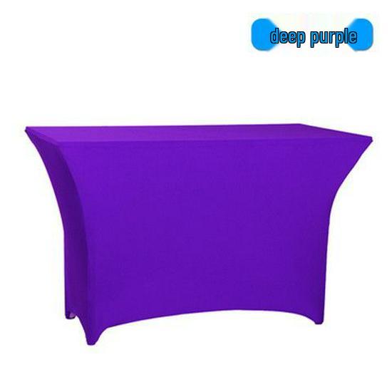 Stretch 6FT Rectangular Tablecloth for Events: Conference, Wedding, Banquet, Cocktail Bar.
