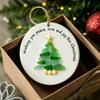 Yousheng Sea Glass Christmas Tree Ornament Coastal Christmas Tree Pendants Handcarfted Sea Glass Art Christmas Decoration for Holiday Home Decor