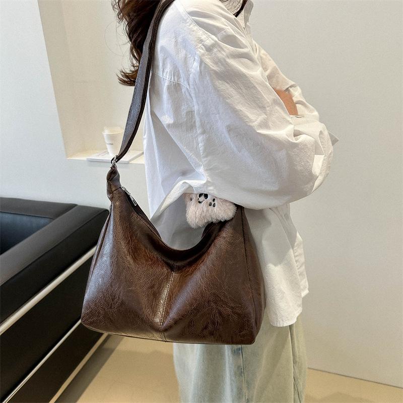 Bag Ladies Shoulder Crossbody Bag Handbag Pu Portable Commuting Fashion Casual