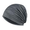 1Pc Thin Elastic Slouchy Lightweight Headscarf Cap Breathable Unisex Casual Beanie Trendy Solid Color