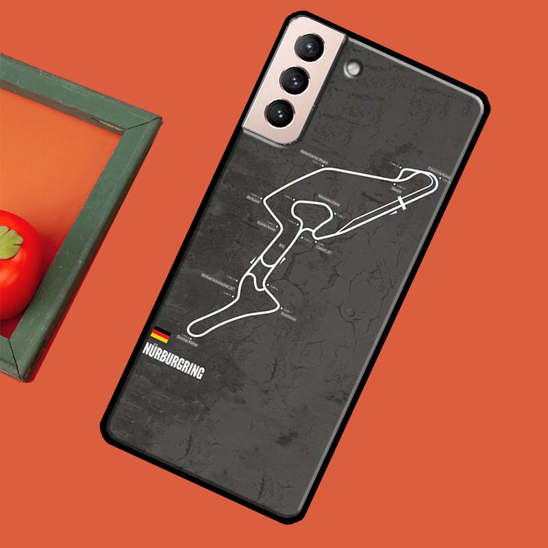 Formula 1 F1 Racing Circuit Case For Samsung Galaxy S23 S22 Ultra S20 FE S21 Ultra Note 20 S8 S9 S10 Note 10 Plus Coque