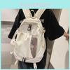 Stylish Unisex Reflective Backpack With Large Capacity And Waterproof Nylon Fabric