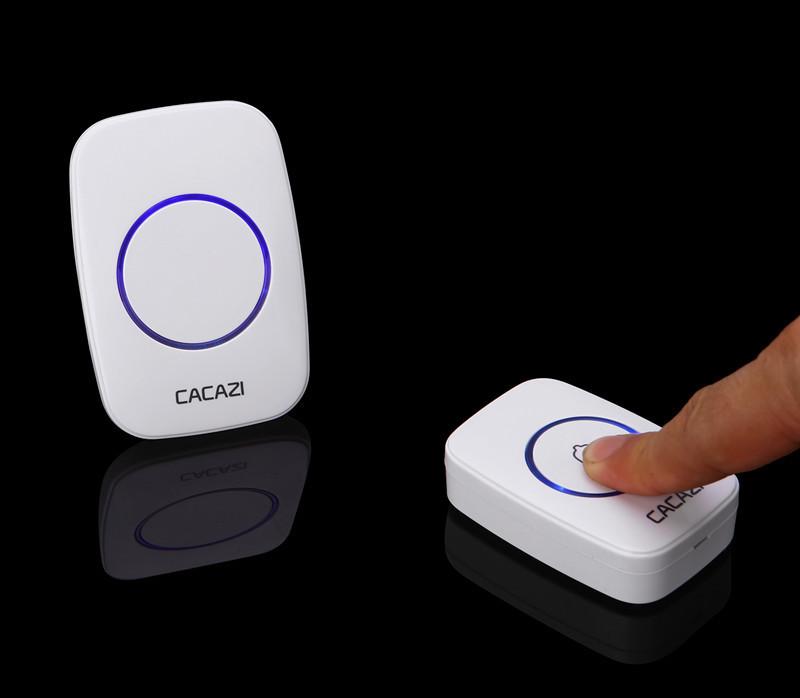 Smart Wireless Doorbell with Long-Range Remote Control, Compatible with EU, US, UK, and AU Plugs
