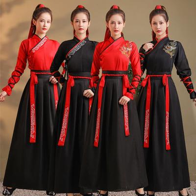 Kampfkunst Paartanz Hanfu Für Herren- Und Damen-Sportspiele Chinesischer Stil Aufführungskostüme