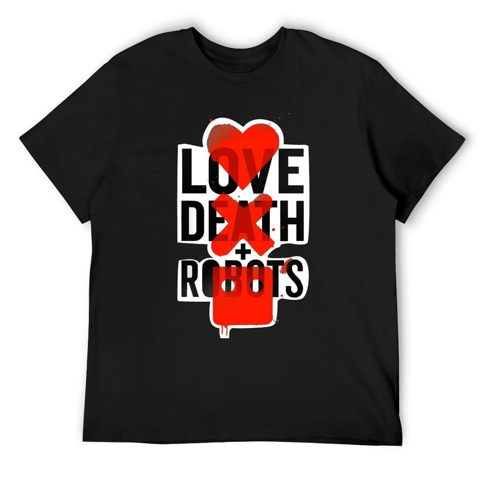 

Love Death Robots T-Shirt custom shirt oversizeds anime stuff sports fans heavyweight t shirts for men 4XL