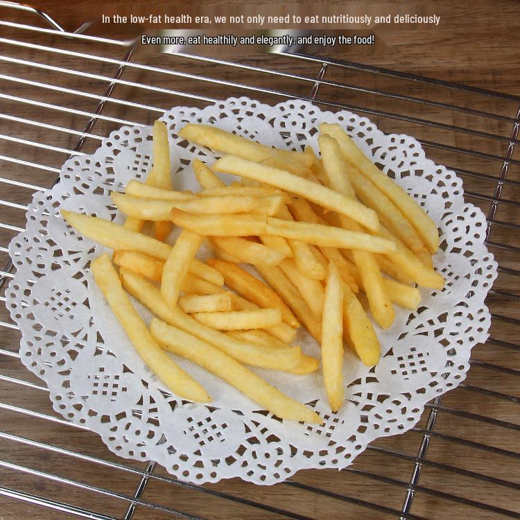 Rectangular Lace Paper Mat: Oil-Absorbing Paper for Kitchen, Baking, and Snacks