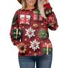 Christmas Sweatshirts For Women Sweater Cute Shirt Fall Pullover Top