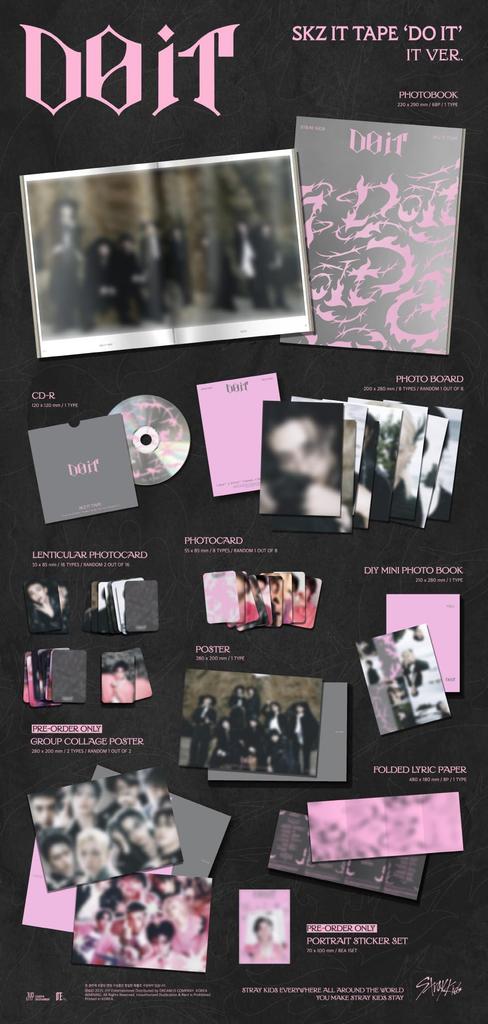 STRAY KIDS SKZ IT TAPE DO IT Korean version - [ ] (IT VER.)