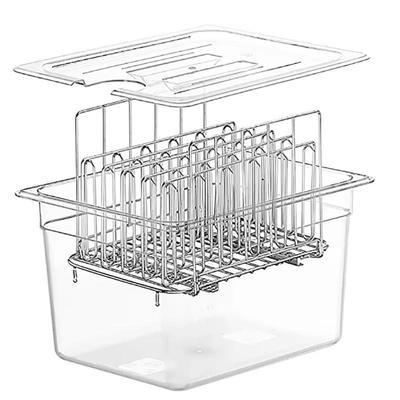 Sous Vide Garer Maschine 11L Behälter mit Edelstahlgitter Abnehmbare Trennwände Separator Slow Cooker Kits Zubehör