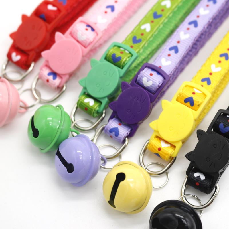 Heart Candy Colored Choker with Cat Clasp - Soft Girl Harajuku Jewelry