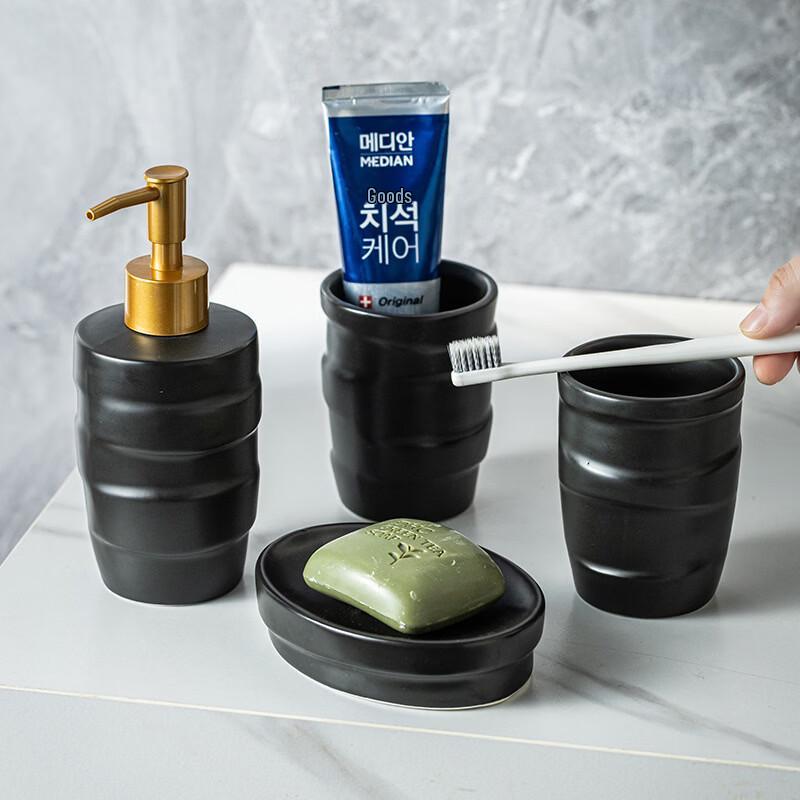 OLOEY Ceramic Bathroom Wash Set
