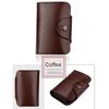 Genuine Leather Unisex Business Card Holder Wallet Bank Credit Card Case Id Holder Bag Men Women Cardholder Minimalist Wallet