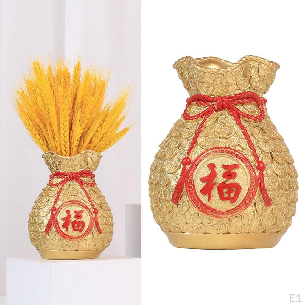 Chiński Wazon Kwiatowy Doniczka Bukiet Bogactwa Uchwyt na Kwiaty Feng Shui do Aranżacji Imprezowych