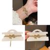 Fashion Zircon Double Layer Butterfly Charm Bracelet For Women Gift Wefare