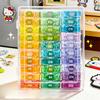 Multifunctional DIY Diamond Painting Storage Box Nail Art Jewelry Rhinestone Mosaic Organizer Container - Clear & Stackable