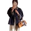 Damen Koreanische Retro Patchwork Jeansjacke - 2025 Frühling/Herbst Locker Lässig Workwear Oberteil
