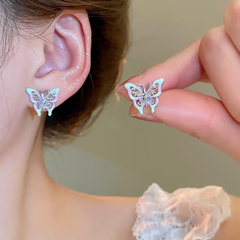 Silver Needle Zircon Flower Pearl Stud Earrings Exquisite Light Luxury High-end Earrings Niche White Versatile Earrings