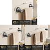 Modern Minimalist Towel Bar With Sucker Mount For Bathroom Storage And Antimildew Function
