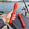 Fish Handling Tool with Cord-Ready Handle, Plastic Solid-Body Bat with Textured Grip for Saltwater Fishing Use