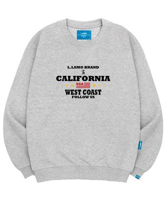 Ellamo Fleece-Lined M California Sweatshirt Unisex Big Sizes S~4Xl (Type A)