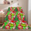 Christmas Gift Comedy Movie How the Grinch Stole Christmas blanket home warming, four season bed decoration sofa cover flannel throwing blanket K12