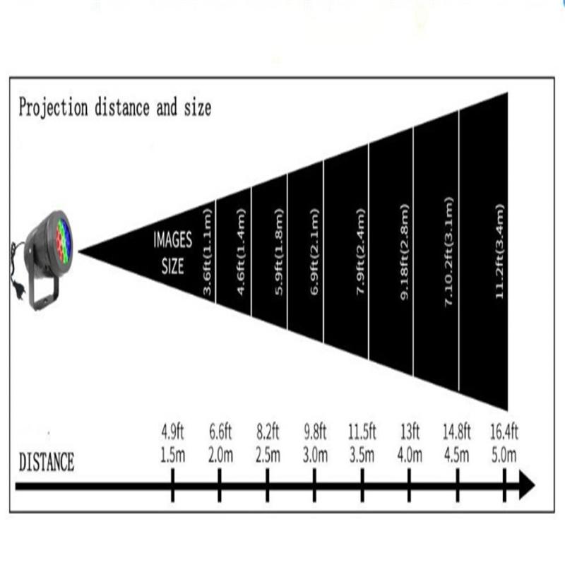 Weihnachts-Laserprojektor mit hoher Helligkeit und 16 Mustern Außenlicht Heimparty-Dekoration