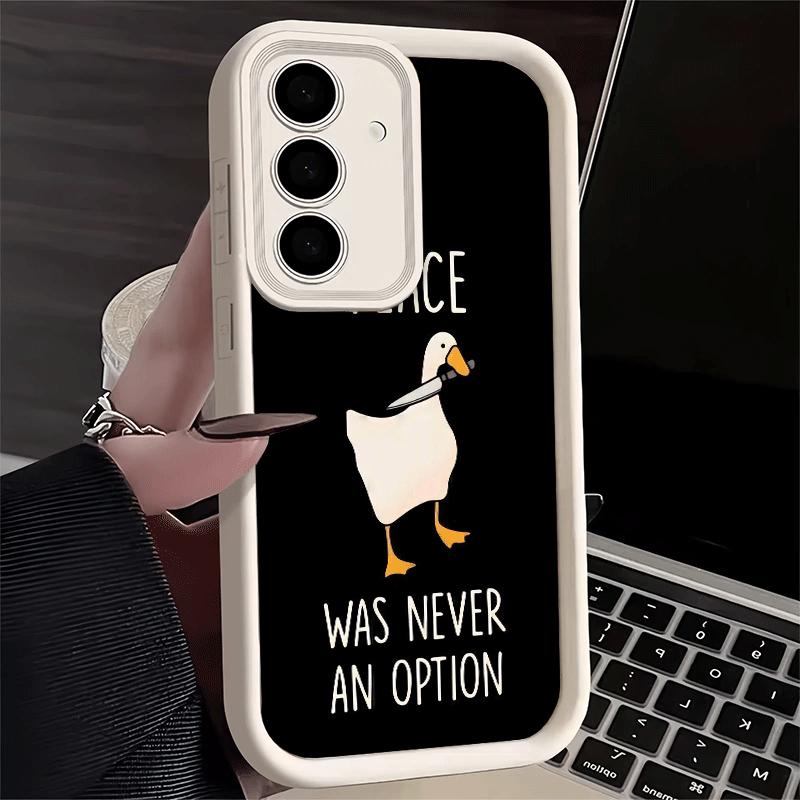 Phone Case for Samsung Galaxy A17 A16 A15 A14 A13 Funny Cartoon Goose Game A56 A36 A26 A55 A35 A25 A54 A34 A24 A53 A33 A23 A07 A