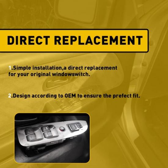 Master Power Window Door Switch 2001-2005 For Honda Civic Sedan 1.7L 4-Door US