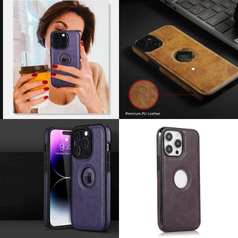 Chic Faux Leather Iphone 16 Case Versatile Protection With Magnetic Closure Design