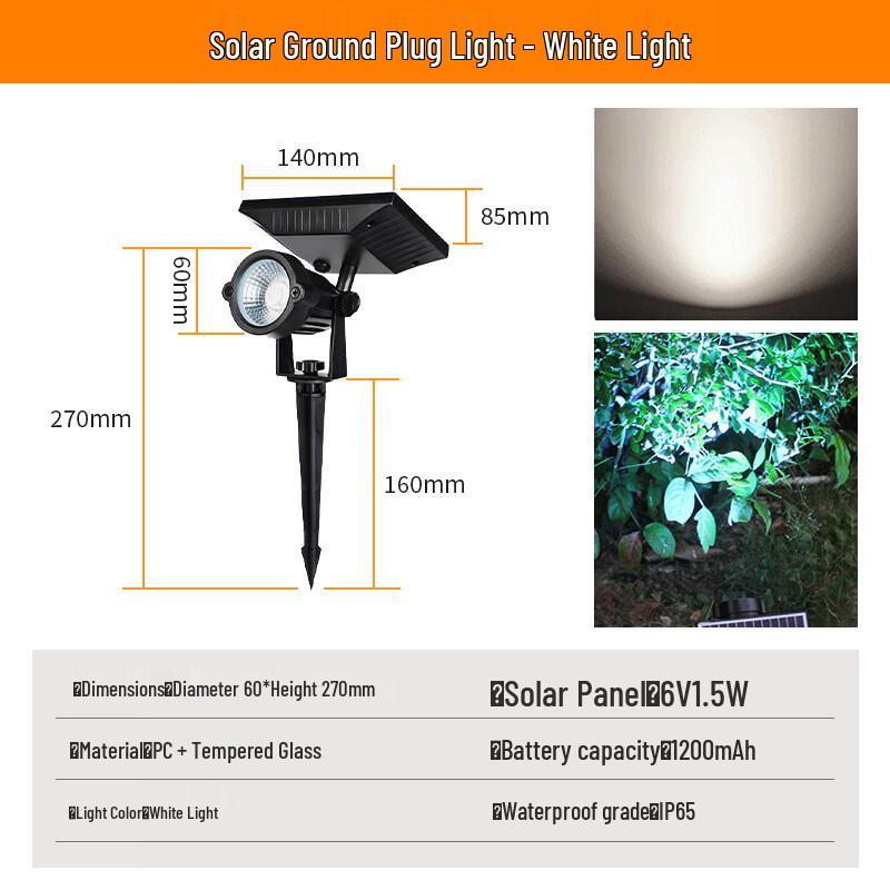 Solar LED Landscape Garden Spike Light