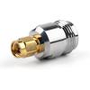 ZJSDRFM 2pcs RF coaxial Coax Adapter SMA Male to N Female Connector