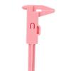 10pcs 80mm Eyebrow Measuring Ruler Pink Eyebrow Tattoo Double Scale Vernier Caliper Sliding Gauge Ruler