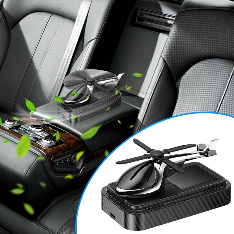 Car Interior Decoration Solar Powered Airplane Air Perfume Diffuser Decoration Car Airplane Air Freshener Accessories